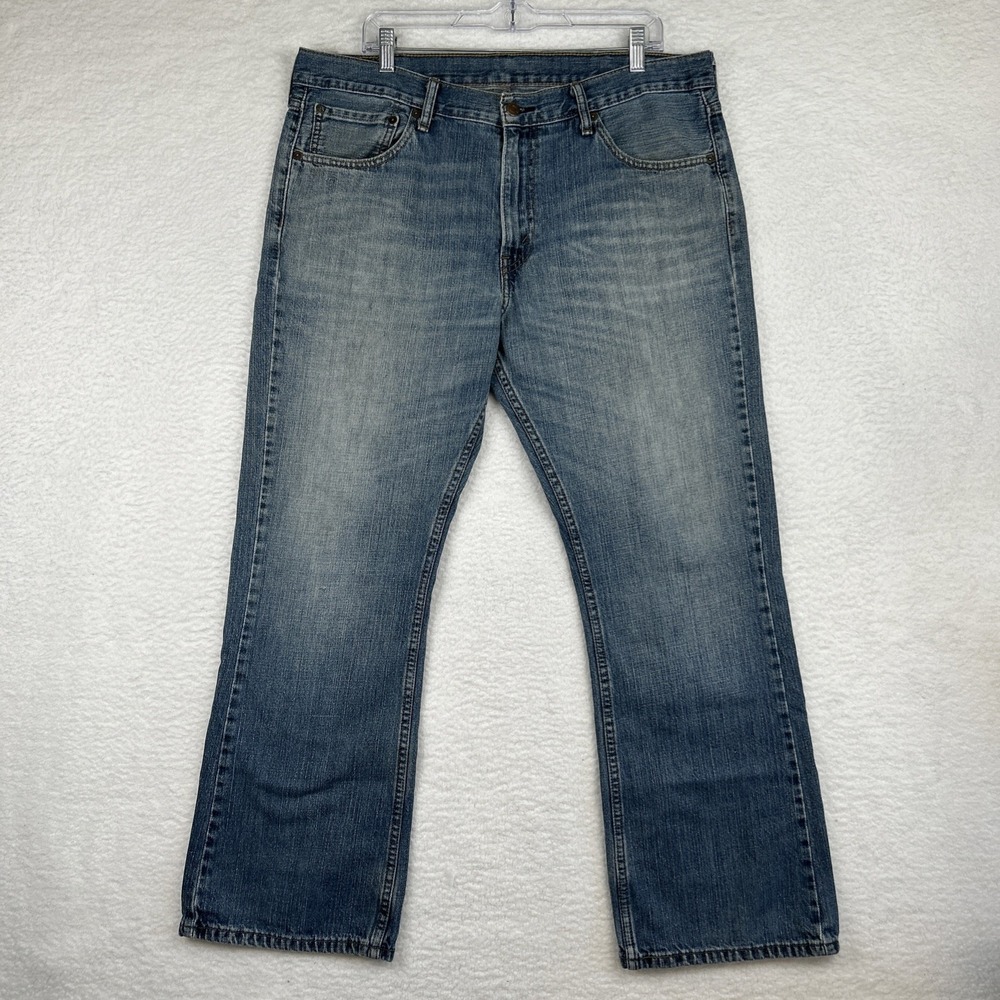 Levis Jeans 527 Blue Bootcut Western Denim Cowboy Mens 38x30 ( Actual 40x31)